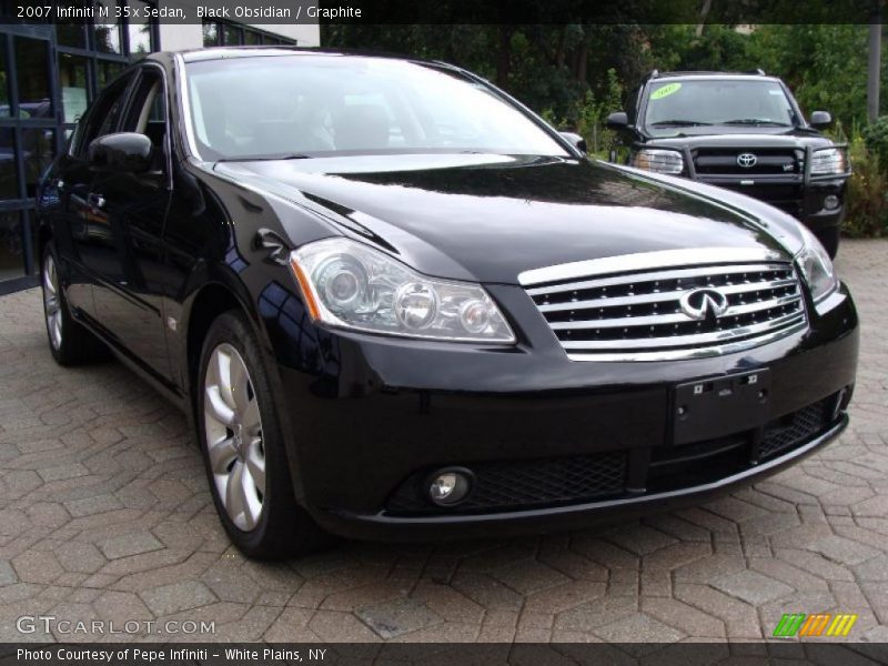 Black Obsidian / Graphite 2007 Infiniti M 35x Sedan