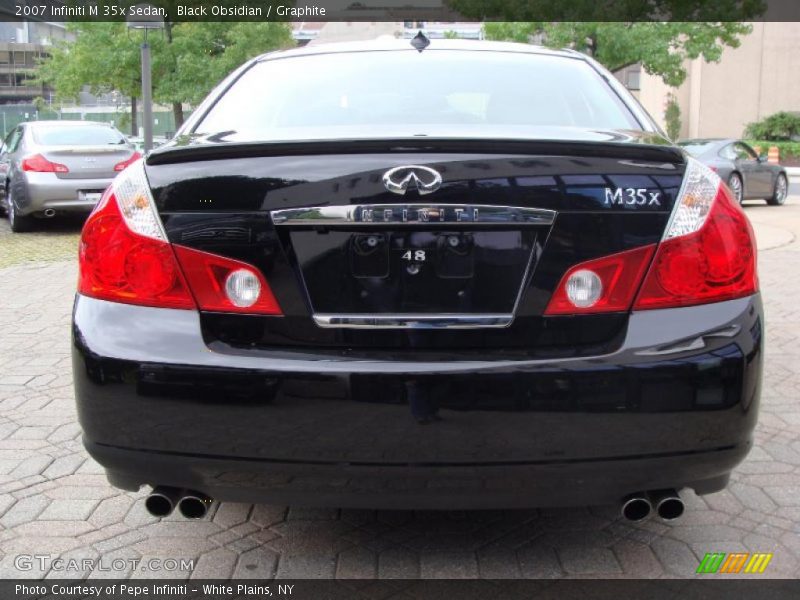 Black Obsidian / Graphite 2007 Infiniti M 35x Sedan