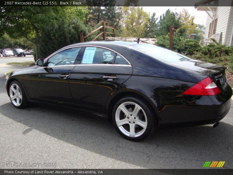 Black / Black 2007 Mercedes-Benz CLS 550