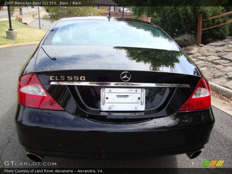 Black / Black 2007 Mercedes-Benz CLS 550