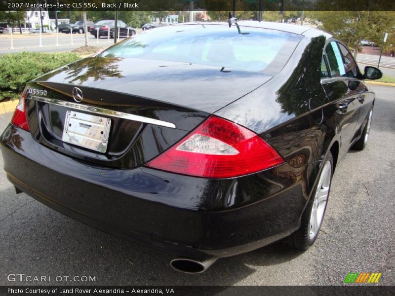 Black / Black 2007 Mercedes-Benz CLS 550