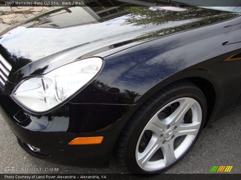 Black / Black 2007 Mercedes-Benz CLS 550