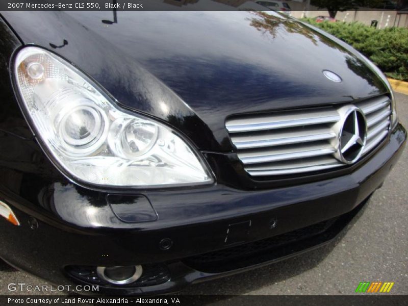 Black / Black 2007 Mercedes-Benz CLS 550