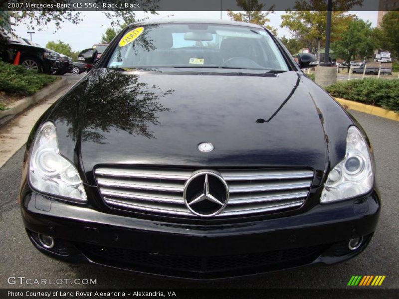 Black / Black 2007 Mercedes-Benz CLS 550
