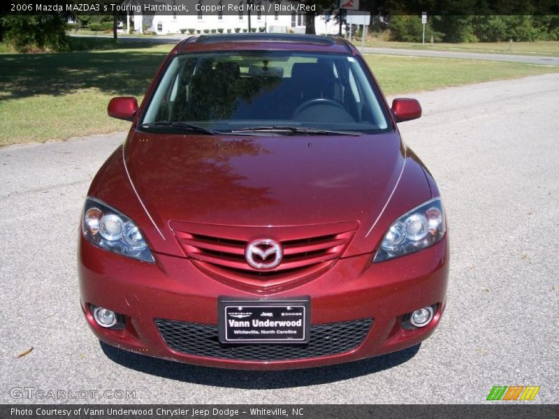 Copper Red Mica / Black/Red 2006 Mazda MAZDA3 s Touring Hatchback