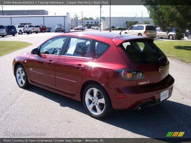 Copper Red Mica / Black/Red 2006 Mazda MAZDA3 s Touring Hatchback