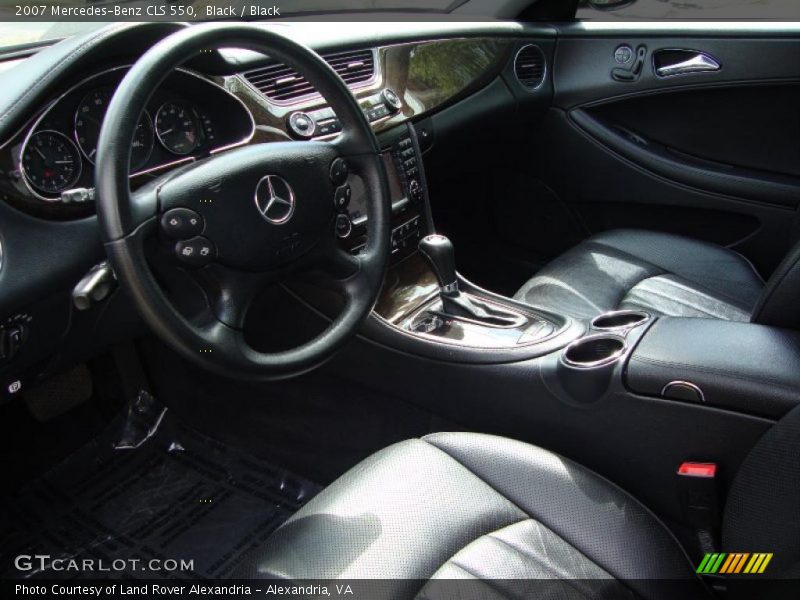 Black / Black 2007 Mercedes-Benz CLS 550