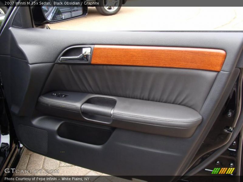 Black Obsidian / Graphite 2007 Infiniti M 35x Sedan