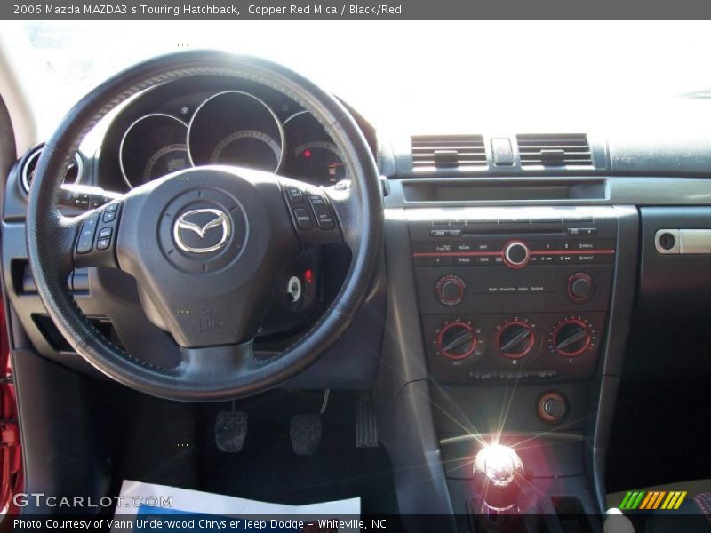Copper Red Mica / Black/Red 2006 Mazda MAZDA3 s Touring Hatchback