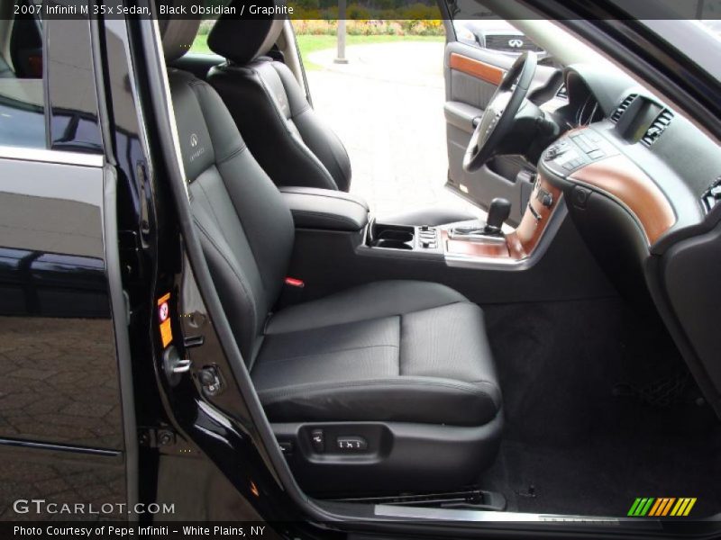 Black Obsidian / Graphite 2007 Infiniti M 35x Sedan
