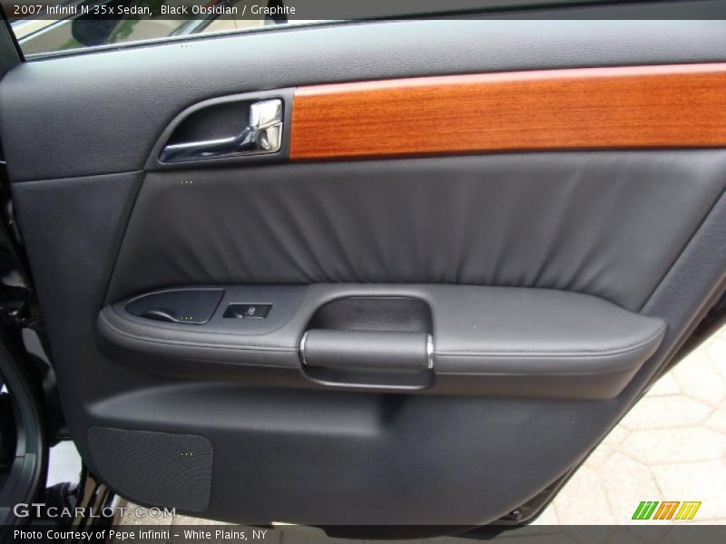 Black Obsidian / Graphite 2007 Infiniti M 35x Sedan
