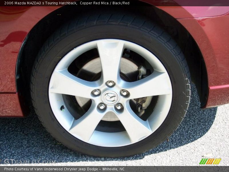 Copper Red Mica / Black/Red 2006 Mazda MAZDA3 s Touring Hatchback