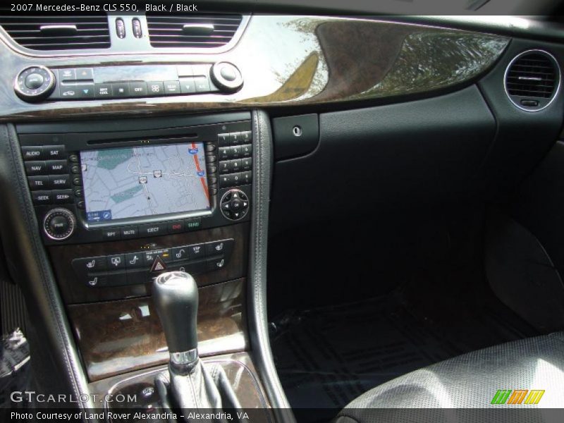 Black / Black 2007 Mercedes-Benz CLS 550