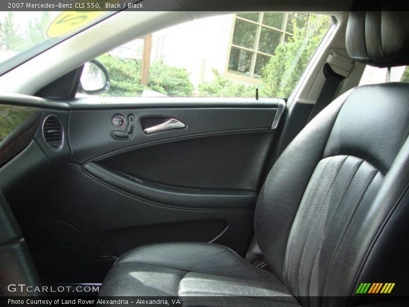Black / Black 2007 Mercedes-Benz CLS 550