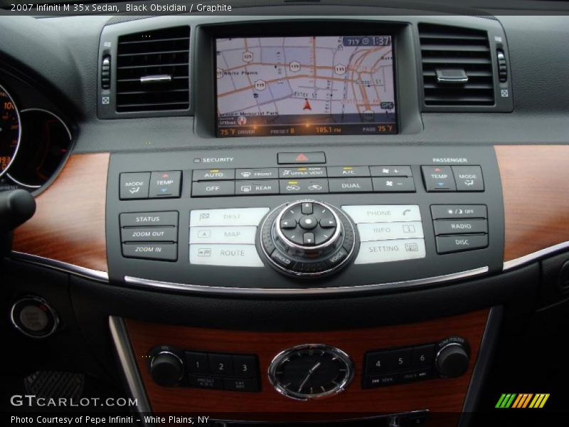 Black Obsidian / Graphite 2007 Infiniti M 35x Sedan