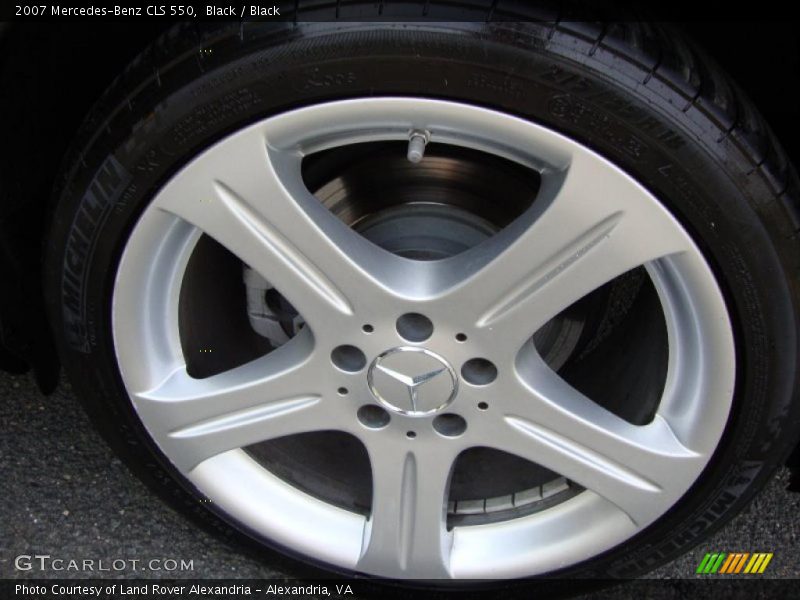 Black / Black 2007 Mercedes-Benz CLS 550