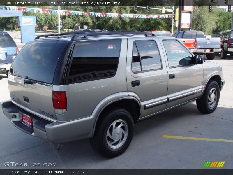 Light Pewter Metallic / Medium Gray 2000 Chevrolet Blazer LT 4x4