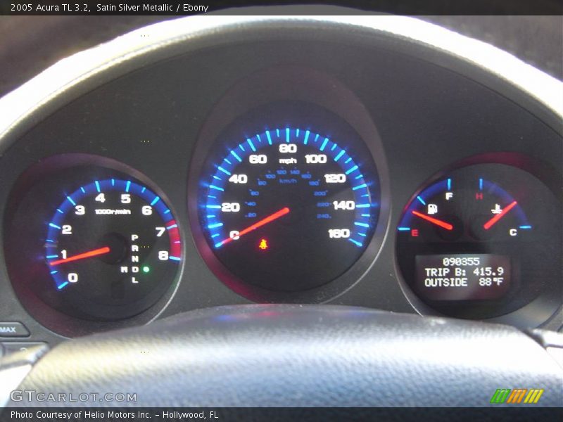 Satin Silver Metallic / Ebony 2005 Acura TL 3.2