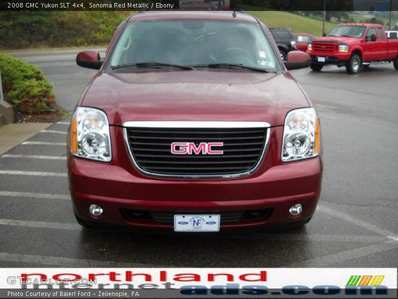 Sonoma Red Metallic / Ebony 2008 GMC Yukon SLT 4x4