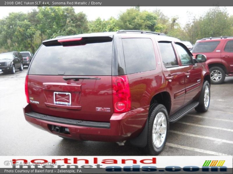 Sonoma Red Metallic / Ebony 2008 GMC Yukon SLT 4x4