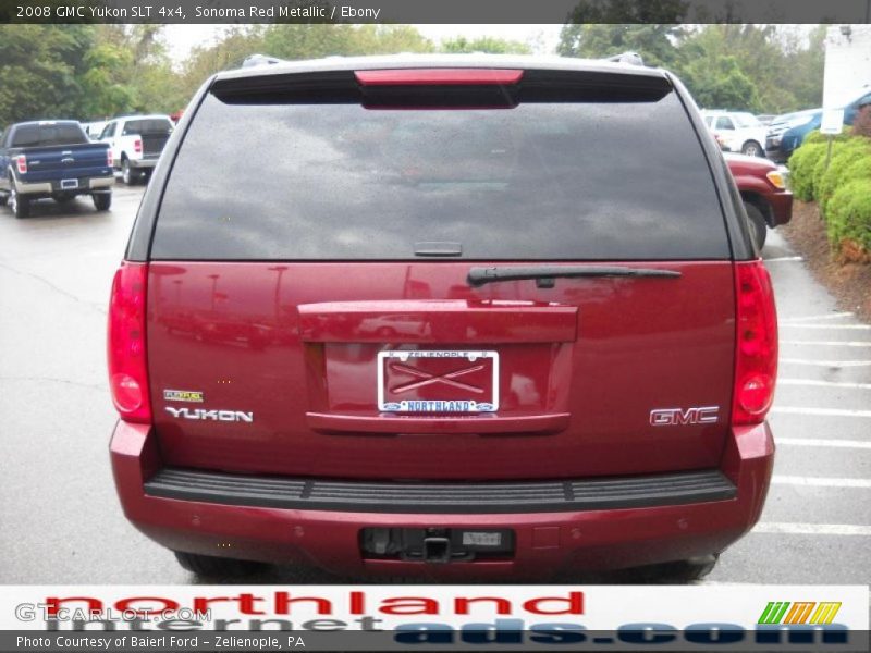 Sonoma Red Metallic / Ebony 2008 GMC Yukon SLT 4x4