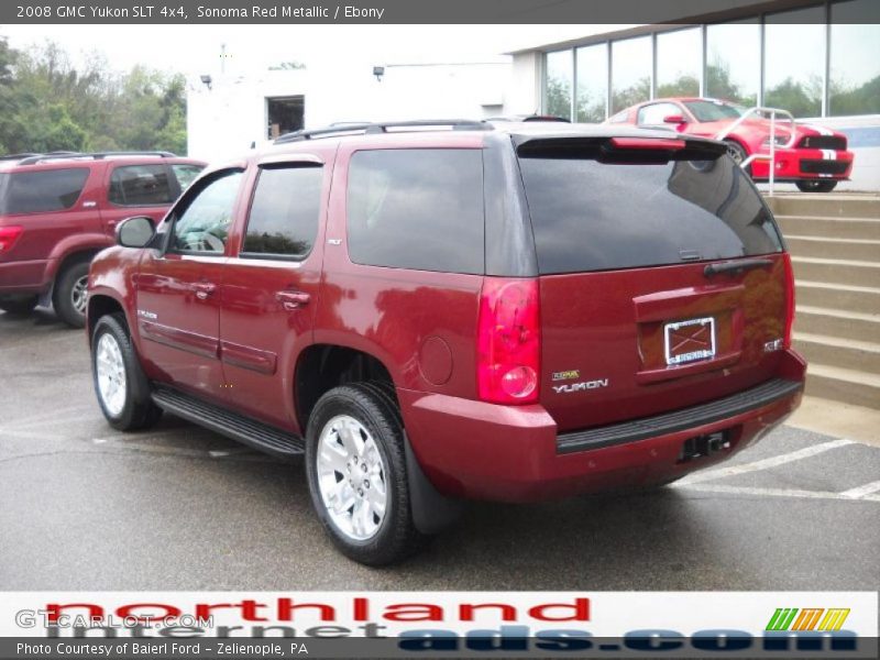 Sonoma Red Metallic / Ebony 2008 GMC Yukon SLT 4x4