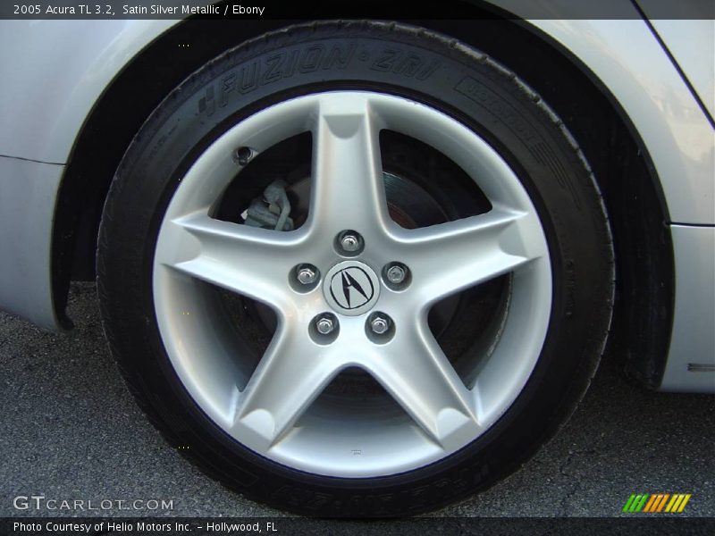 Satin Silver Metallic / Ebony 2005 Acura TL 3.2