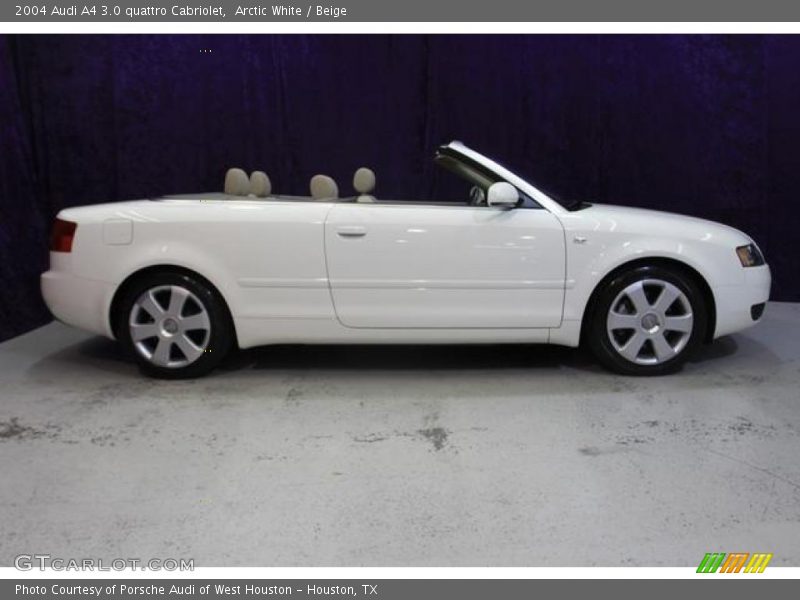 Arctic White / Beige 2004 Audi A4 3.0 quattro Cabriolet