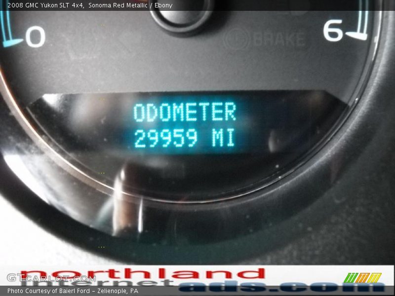 Sonoma Red Metallic / Ebony 2008 GMC Yukon SLT 4x4