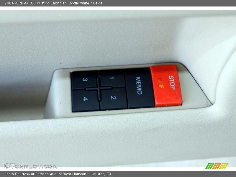 Arctic White / Beige 2004 Audi A4 3.0 quattro Cabriolet