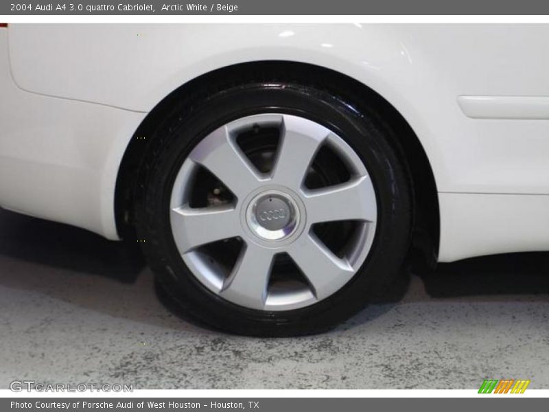 Arctic White / Beige 2004 Audi A4 3.0 quattro Cabriolet