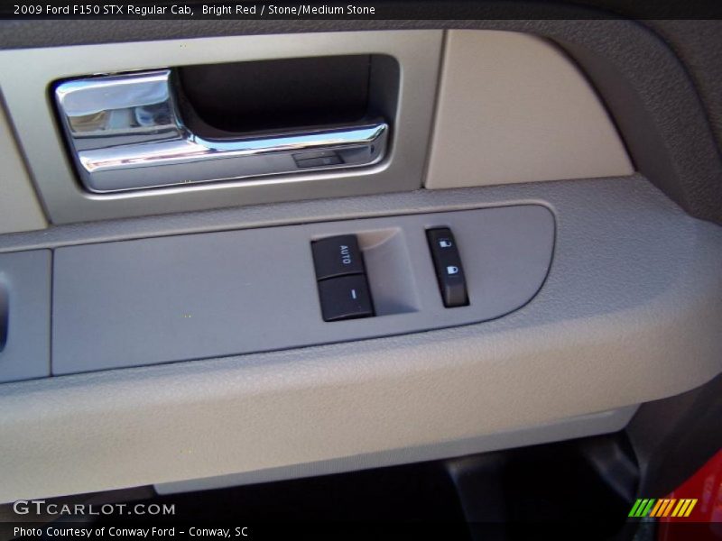 Bright Red / Stone/Medium Stone 2009 Ford F150 STX Regular Cab
