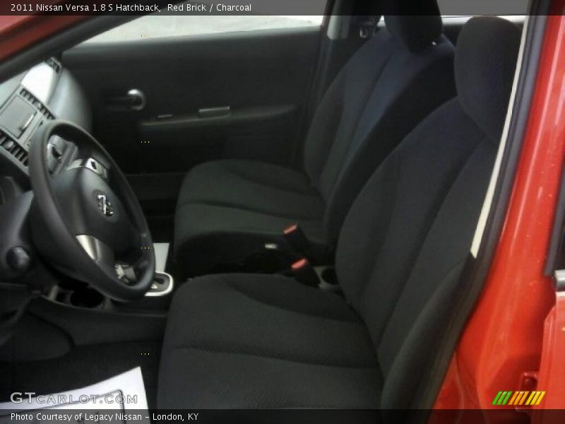 Red Brick / Charcoal 2011 Nissan Versa 1.8 S Hatchback