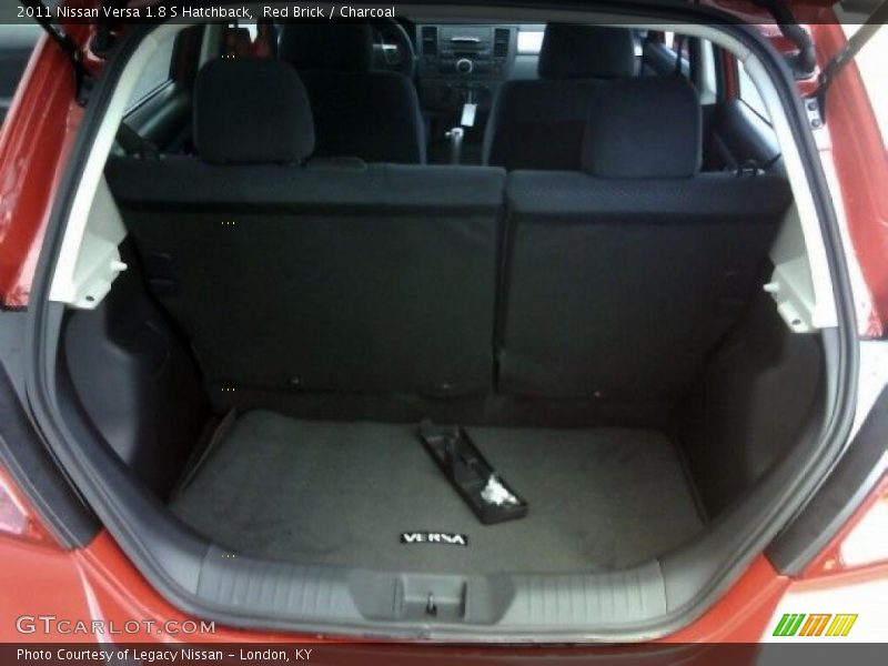 Red Brick / Charcoal 2011 Nissan Versa 1.8 S Hatchback