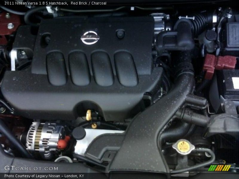 Red Brick / Charcoal 2011 Nissan Versa 1.8 S Hatchback