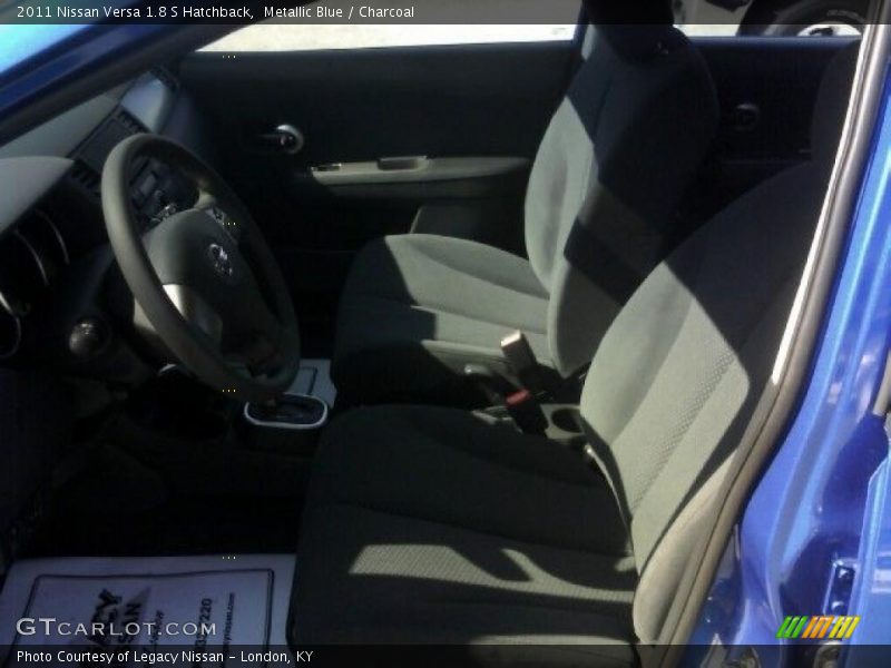 Metallic Blue / Charcoal 2011 Nissan Versa 1.8 S Hatchback