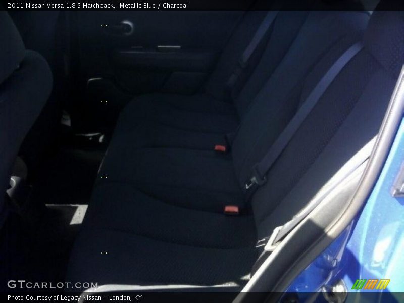 Metallic Blue / Charcoal 2011 Nissan Versa 1.8 S Hatchback