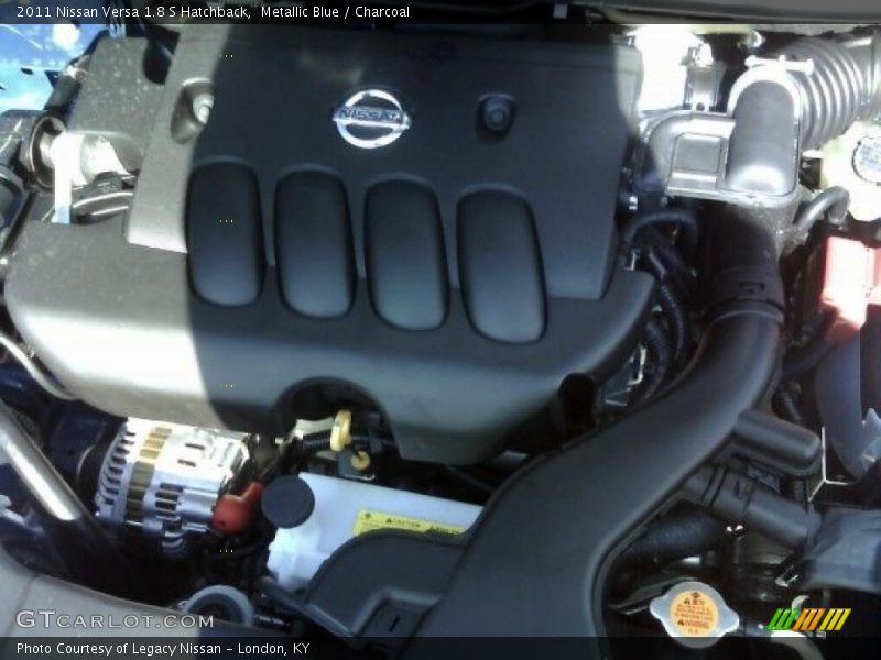 Metallic Blue / Charcoal 2011 Nissan Versa 1.8 S Hatchback