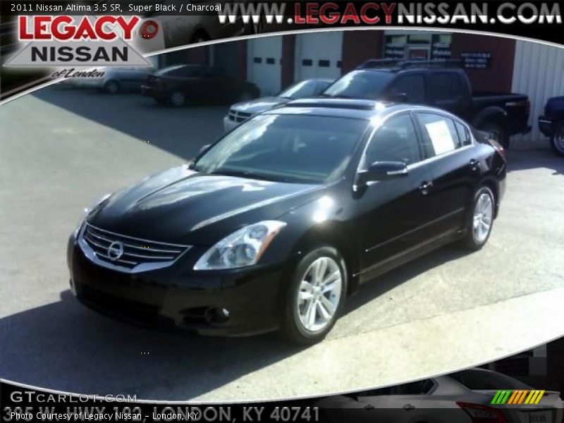 Super Black / Charcoal 2011 Nissan Altima 3.5 SR