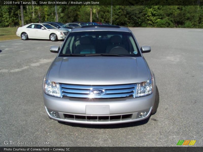 Silver Birch Metallic / Medium Light Stone 2008 Ford Taurus SEL