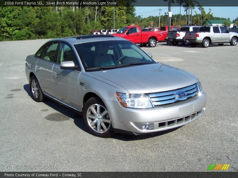Silver Birch Metallic / Medium Light Stone 2008 Ford Taurus SEL