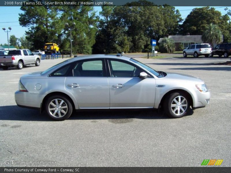 Silver Birch Metallic / Medium Light Stone 2008 Ford Taurus SEL