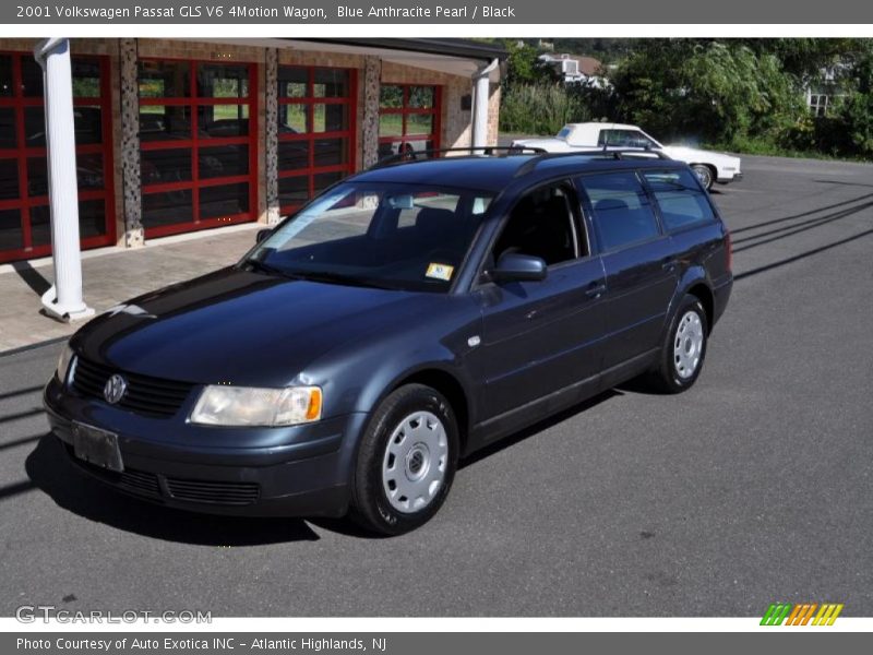Blue Anthracite Pearl / Black 2001 Volkswagen Passat GLS V6 4Motion Wagon