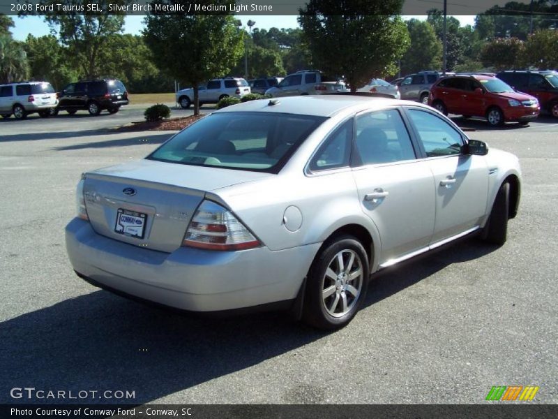Silver Birch Metallic / Medium Light Stone 2008 Ford Taurus SEL
