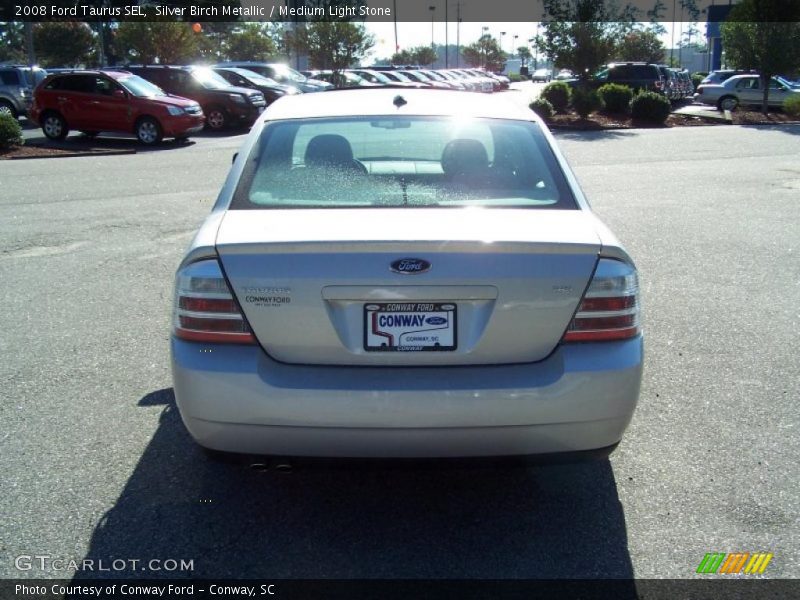 Silver Birch Metallic / Medium Light Stone 2008 Ford Taurus SEL