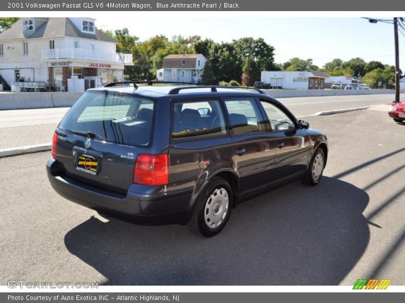 Blue Anthracite Pearl / Black 2001 Volkswagen Passat GLS V6 4Motion Wagon