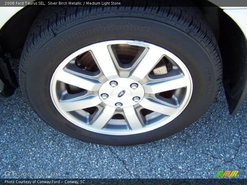 Silver Birch Metallic / Medium Light Stone 2008 Ford Taurus SEL