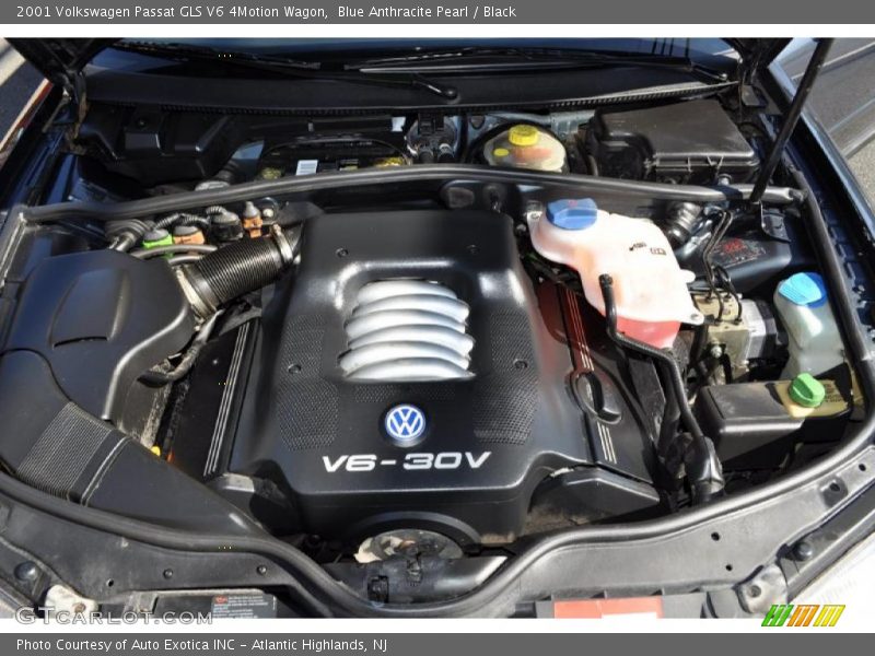 Blue Anthracite Pearl / Black 2001 Volkswagen Passat GLS V6 4Motion Wagon