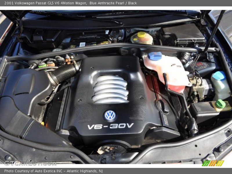Blue Anthracite Pearl / Black 2001 Volkswagen Passat GLS V6 4Motion Wagon
