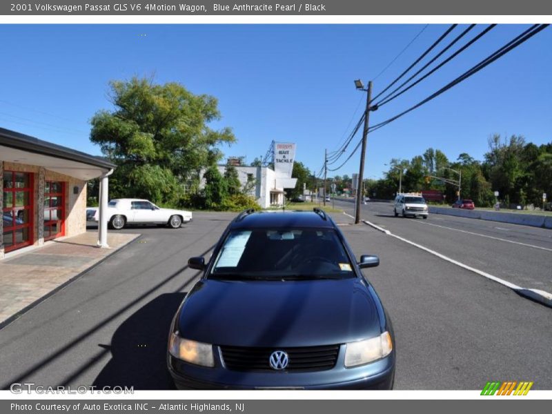 Blue Anthracite Pearl / Black 2001 Volkswagen Passat GLS V6 4Motion Wagon